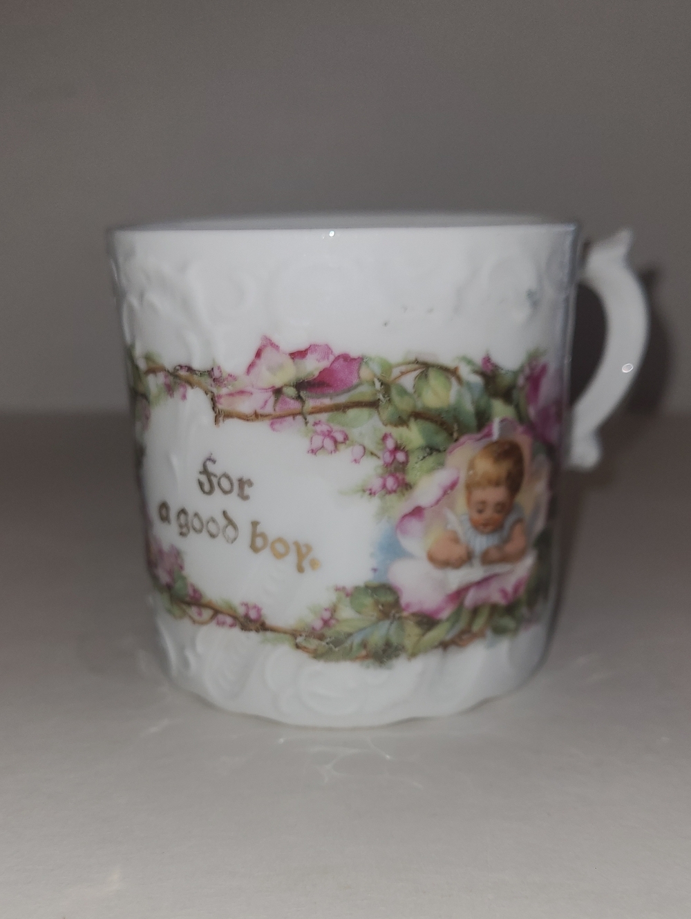Antique German China Childs Mug